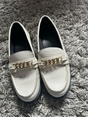 Old Navy White Loafers size 8